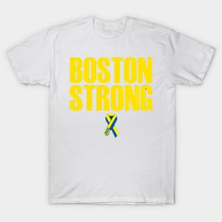 Running Strong And Boston T-Shirt